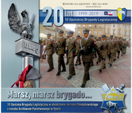 Wystawa "20 lat 10 Opolskiej Brygady Logistycznej"